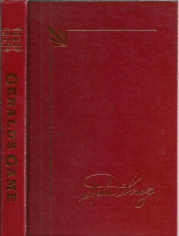 GERALD'S GAME - Stephen King Library "Blood Red" Edn.
