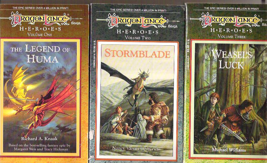 DRAGONLANCE Heroes I Trilogy - Huma, Stormblade, Weasel