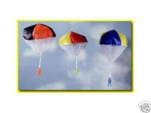 Aeromax Tanglefree Real Nylon Toy Parachute w/Figure