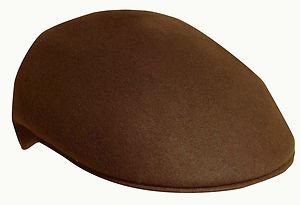 SCALA Water Proof Crushable Ivy Cap/Driver/Driving Rounded Shape Hat-Tan-MEDIUM