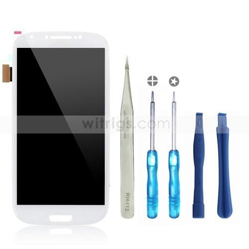 OEM LCD Screen with Digitizer Conversion Kits for Samsung Galaxy S4 GT-I9505 White Frost