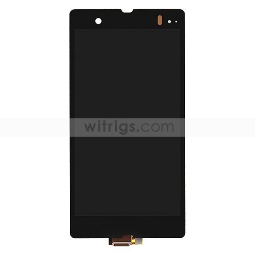 Complete LCD Screen with Digitizer for Sony Xperia Z Black OEM