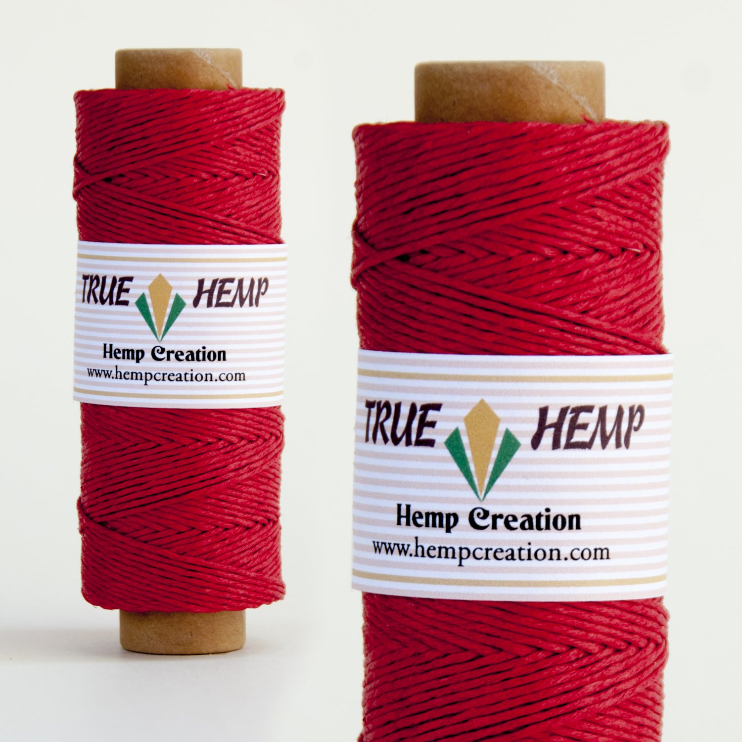 TRUE HEMP spool - RED - 1mm diameter 20lb - 205feet/62m - 50gram