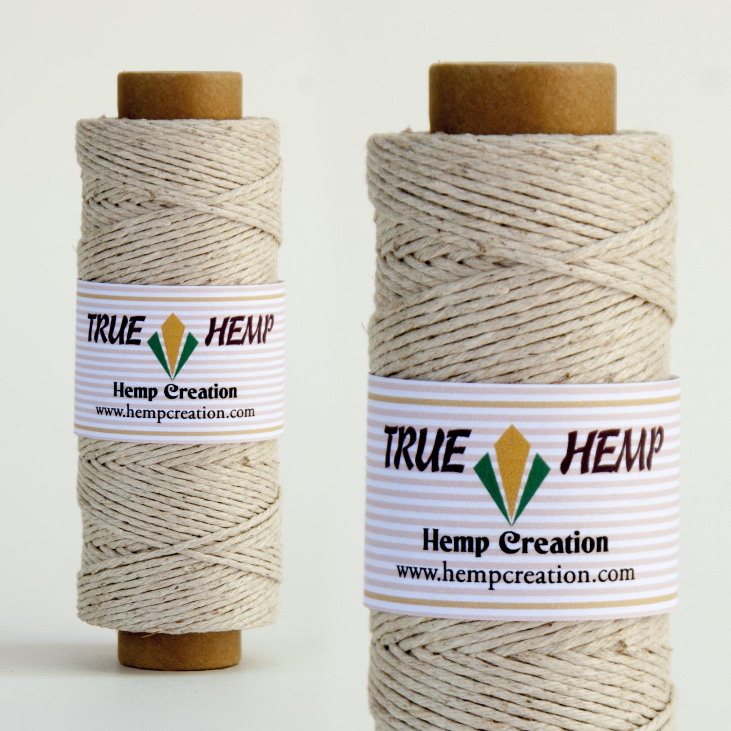 TRUE HEMP spool - NATURAL - 1mm diameter 20lb - 205feet/62m - 50gram