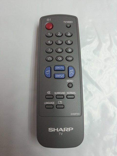 REMOTE CONTROL FOR SHARP TV LC-19D45U LC-19SB14U LC-19SB24U LC-19SB25U LC-19SK24