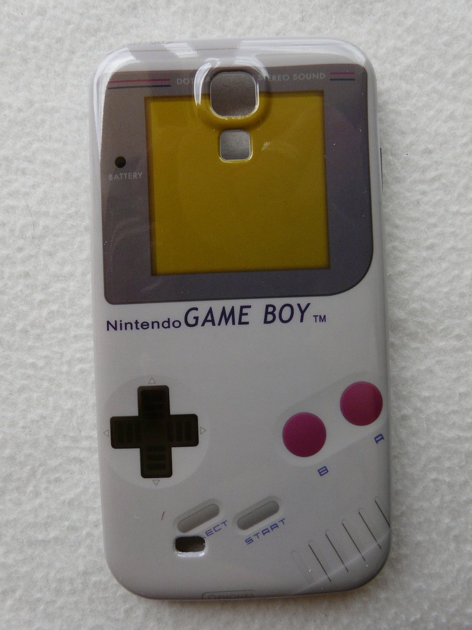 SAMSUNG GALAXY S4 HARD COVER CASE GLOSSY GAMEBOY