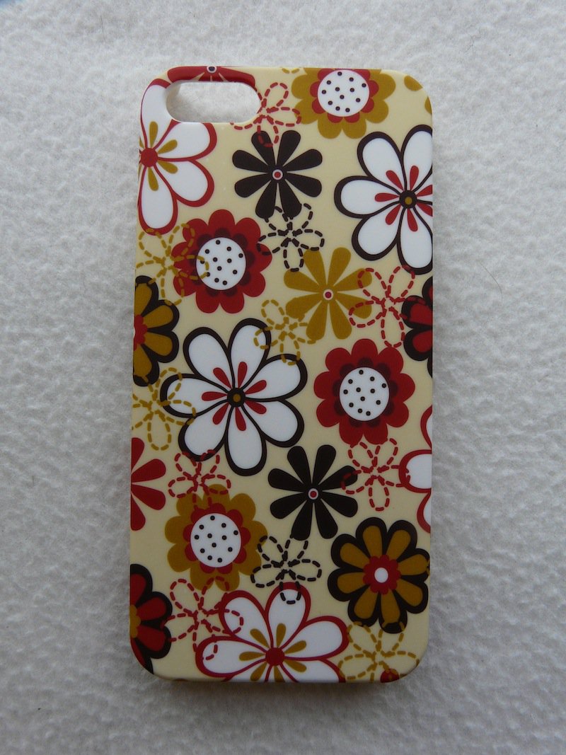 IPHONE5 HARD COVER CASE MATTE FLOWERS