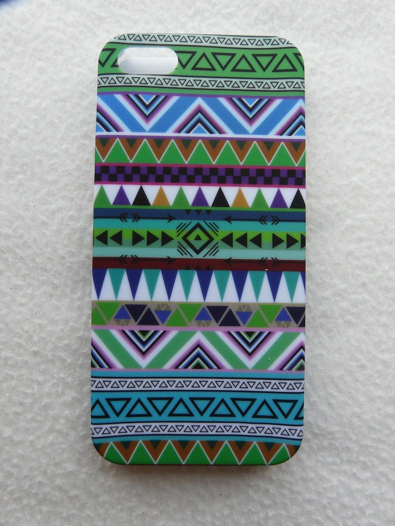 IPHONE5 HARD COVER CASE MATTE INDIAN PATTERN