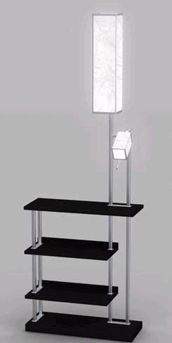 Black Bridge Floor Lamp
