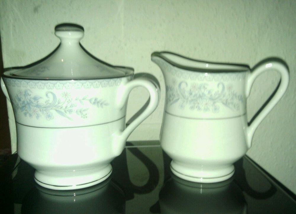 MIKASA FINE CHINA** SUGAR & CREAMER SET**DRESDEN ROSE**L9009