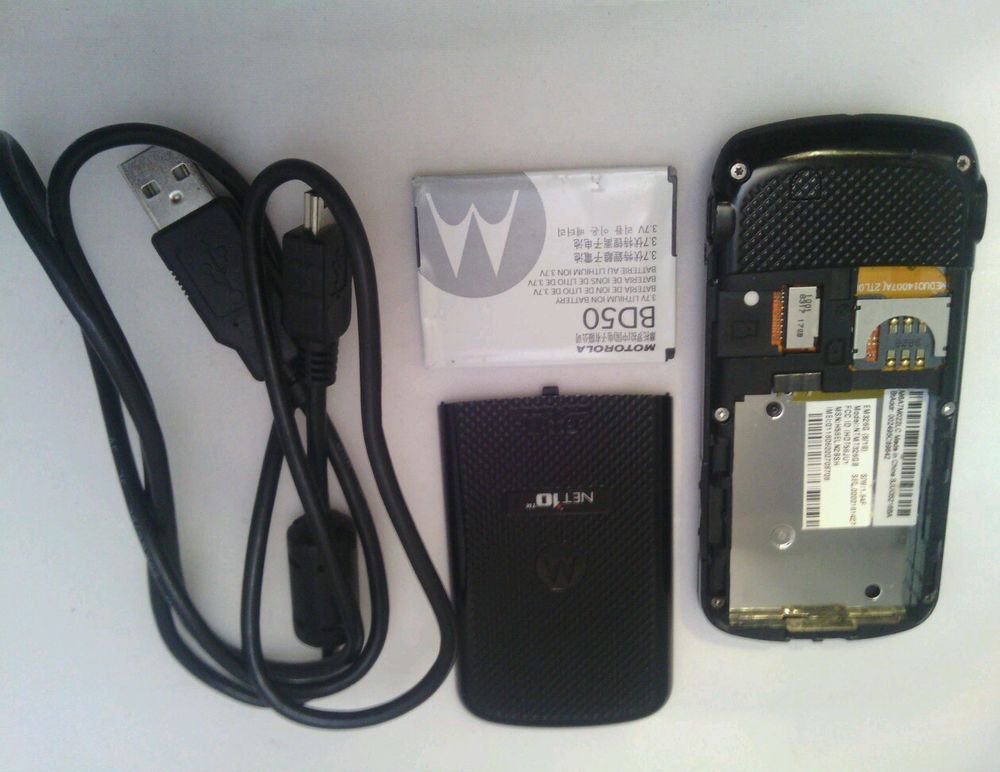 MOTOROLA NTMT326GB**BLACK**NET 10 PRE-PAID SLIDER CELL PHONE**GSM