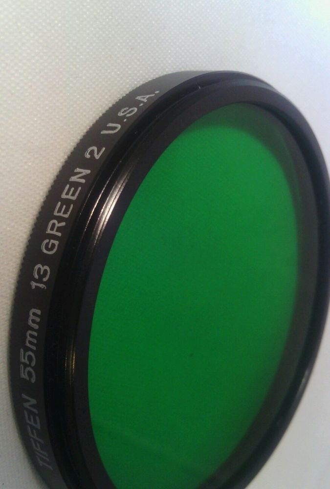 LN**TIFFEN 55mm 13 GREEN 2 FILTER U.S.A