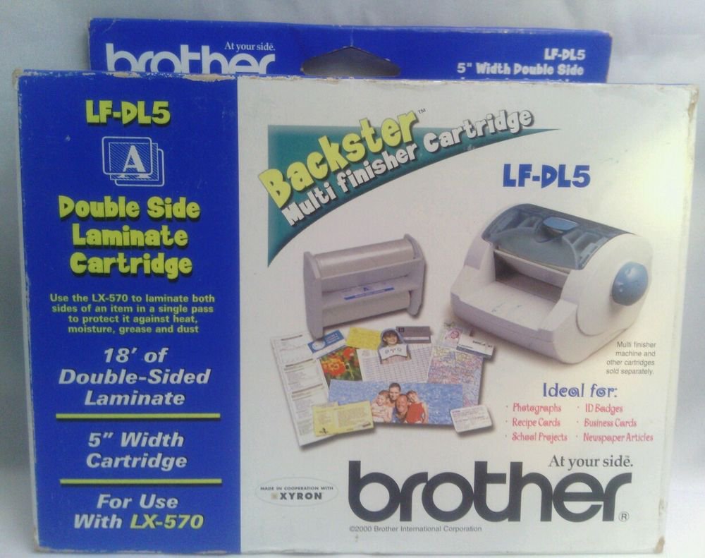 NEW**BROTHER LF-DL5 DOUBLE SIDE LAMINATOR CARTRIDGE**18" L x 5" W