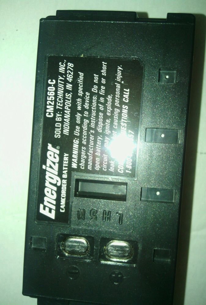 GWC**ENERGIZER CM2560-C RECHARGEABLE CAMCORDER BATTERY