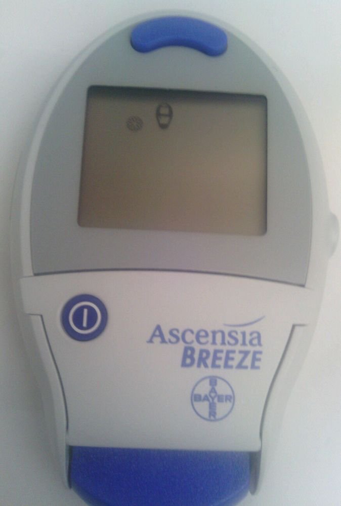 GWC**BAYER ASCENSIA BREEZE BLOOD GLUCOSE SUGAR MONITOR