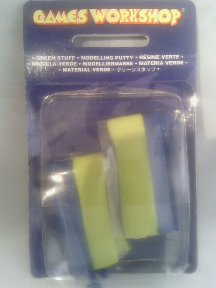 NEW**GAMES WORKSHOP GREEN STUFF PUTTY**MADE IN U.K