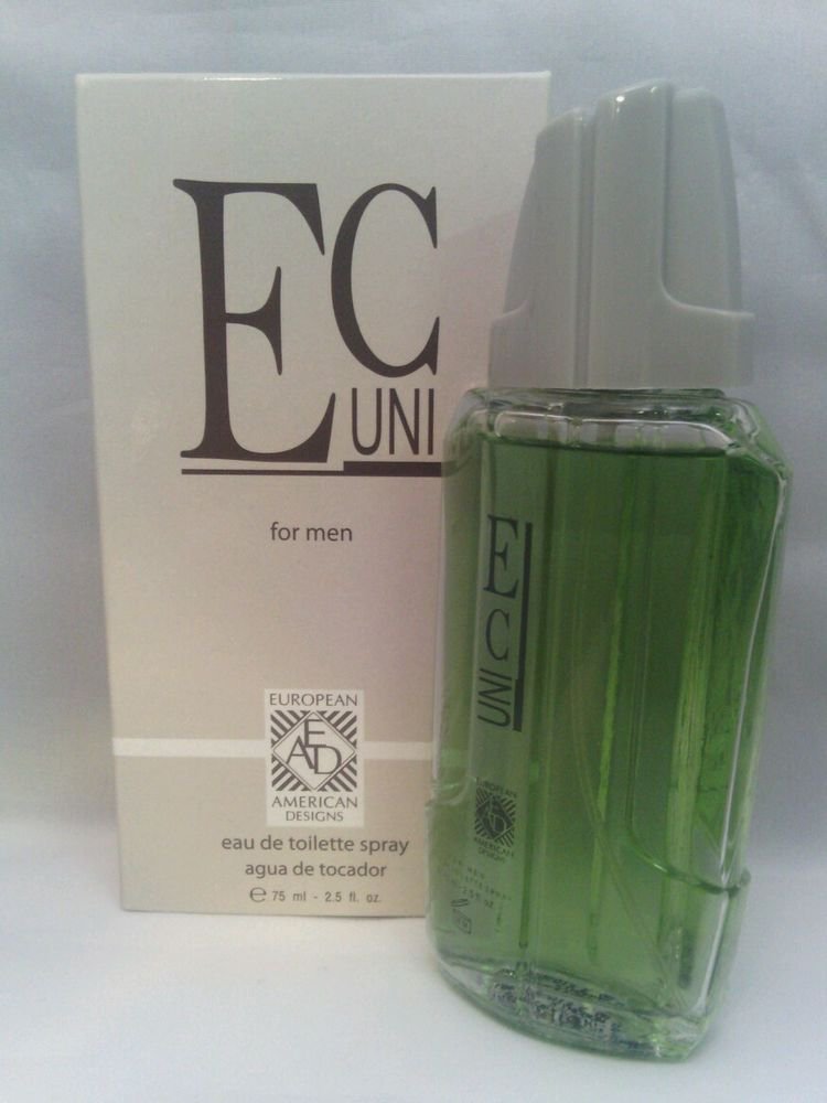 NIB**BEST VERSION of EC UNI** MENS EAU De TOILETTE SPRAY 2.5OZ