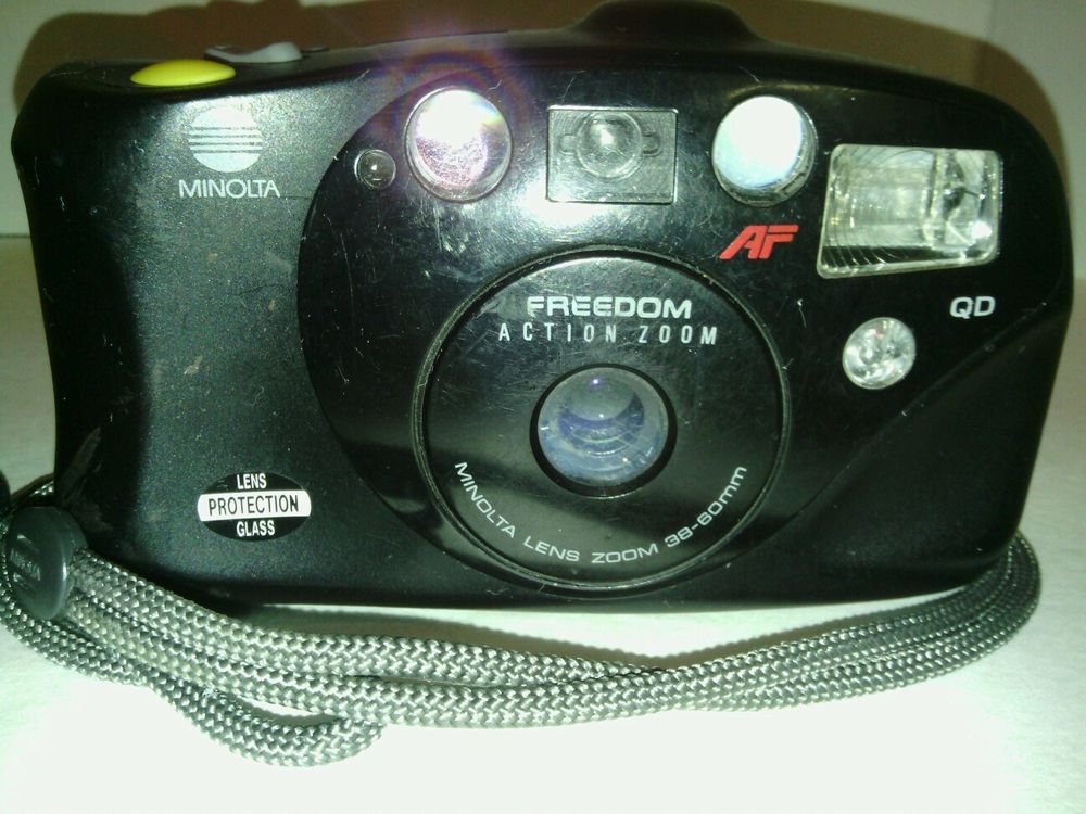 MINOLTA FREEDOM ACTION ZOOM QD AF**NOT FULLY TESTED**POWERS ON