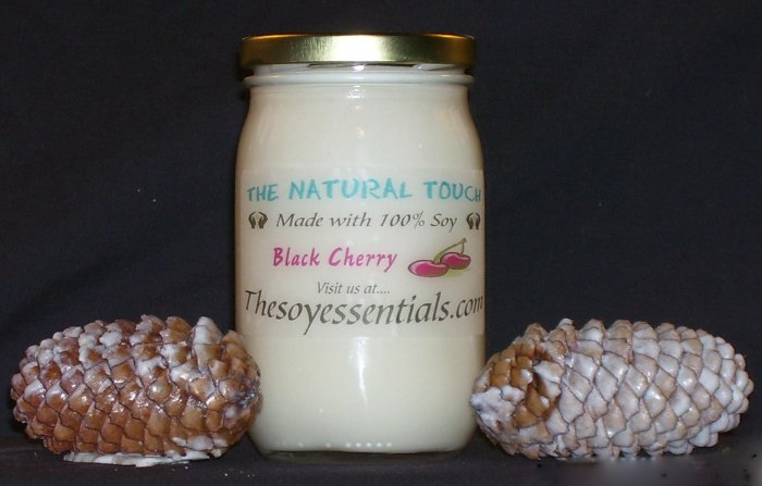 16 oz Soy Candles - Black Cherry