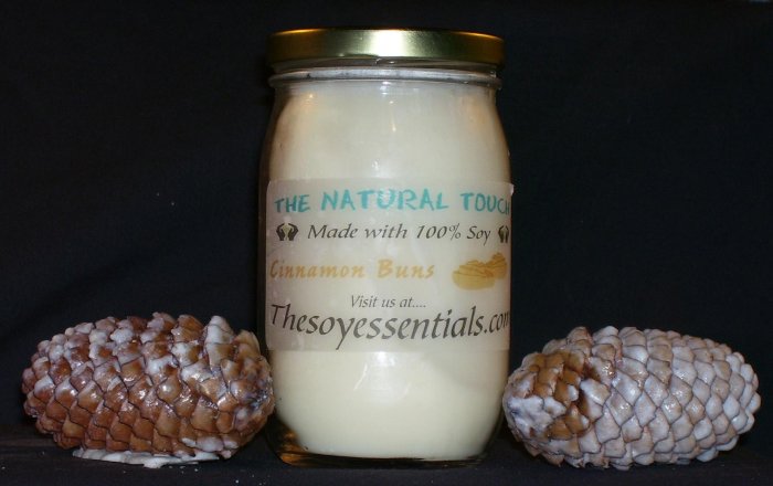 16 oz Soy Candles - Warm Cinnamon Buns