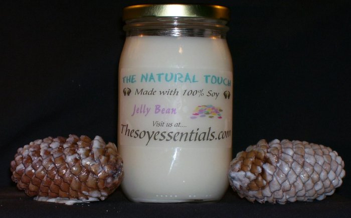 16 oz Soy Candles - Jelly Bean