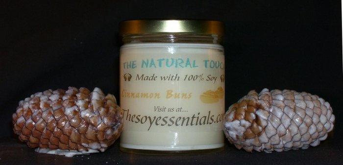 9 oz Soy Candle - Warm Cinnamon Buns