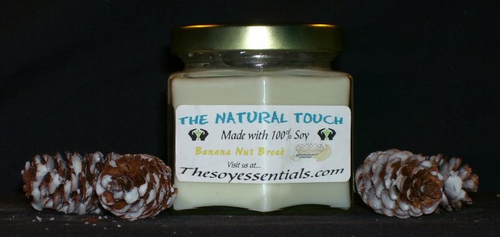 4 oz Soy Candle - Banana Nut Bread