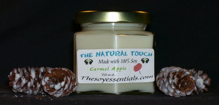 4 oz Soy Candle - Carmel Apple