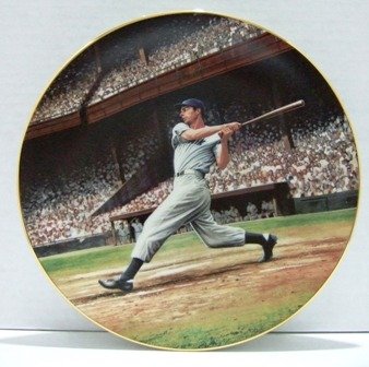 1993 - Bradford Exchange - Joe DiMaggio - THE STREAK - Collector's Plate