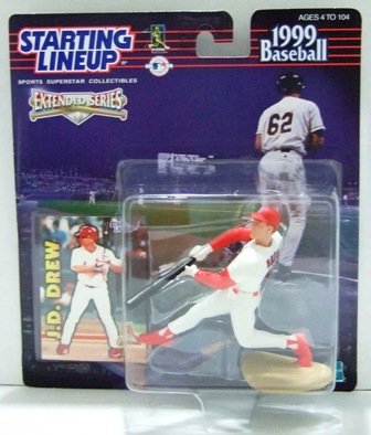 1999 - J D Drew - Action Figures - Starting Lineups - Baseball - Extended - Cardinals - Rookie Slu