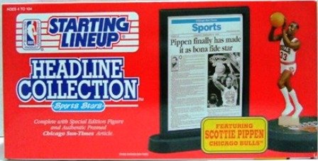 1992 - Scottie Pippen - Action Figures - Starting Lineups - Headline - Basketball - Bulls