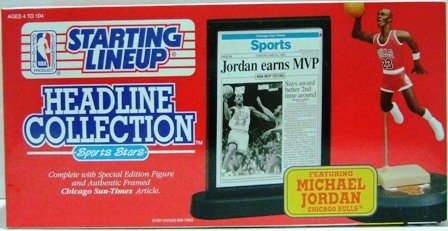 1992 - Michael Jordan - Action Figures - Starting Lineups - Headline - Basketball - Bulls