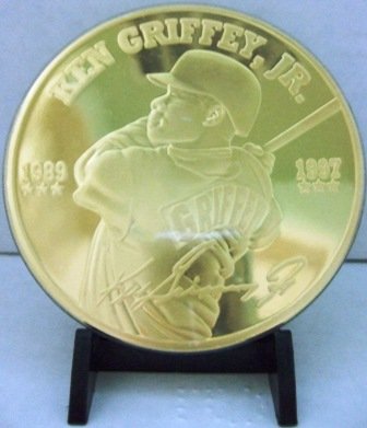 Ken Griffey Jr. - Gold Performance Mint - One Pound Proof Coin
