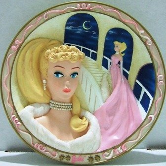 1992 - The Bradford Exchange - Barbie - Enchanted Evening - 1st Issue - Collector Plate