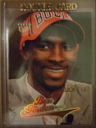 2004/05 -Ben Gordon - Fleer Ultra - Lucky 13 - Rookie Card - #178 - Gold Medallion