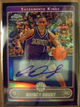2007 - Quincy Douby - Topp's - Chrome - Autographed - Refractor - Rookie Card