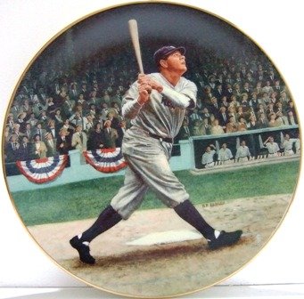 Babe Ruth - "The Called Shot" Baseball Collector's Plate