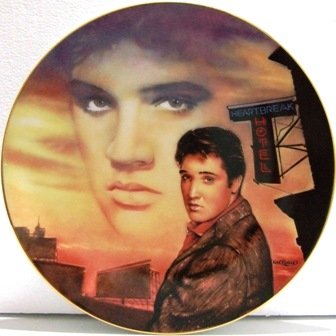 The Bradford Exchange - Elvis Presley - Heartbreak Hotel - Collector's Plate