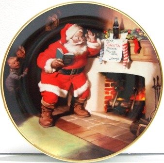 The Franklin Mint - Coca-Cola - The Pause That Refreshes - Collectors Plate