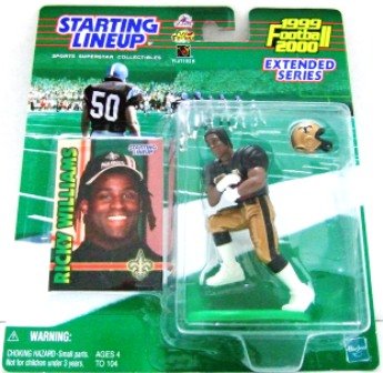 1999 - Ricky Williams - Action Figures - Starting Lineups - Extended Football - Saints