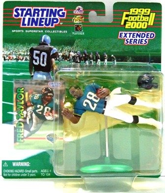 1999 - Fred Taylor - Action Figures - Starting Lineups - Football- Jaguars