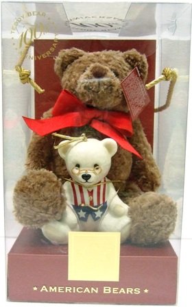 100th Year Anniversary - Lenox - Limited Edition - American Bears - Teddy Bear Set