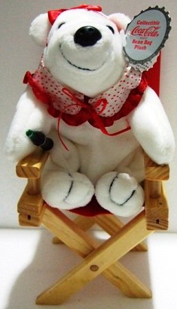 Plush Bean Bag Coca-Cola Polar Bear