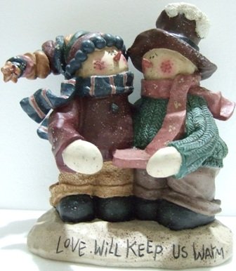 Snowman - Candle Holder - Figurine - Christmas