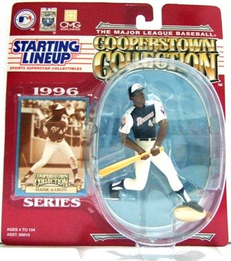 1996 - Hank Arron - Action Figures - Starting Lineups - Cooperstown - Baseball - Braves