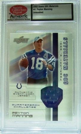 2002 - Peyton Manning - Score - QBC Materials