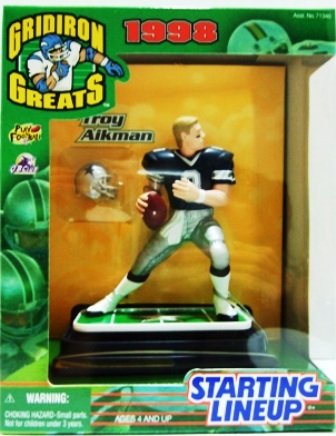 1998 - Troy Aikman - Starting Lineups - Gridiron Greats - Football - Dallas Cowboys