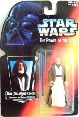 1995 - Ben Obi Wan Kenobi - Action Figure - Star Wars - The Power of the Force - Red Card