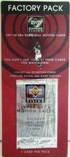 1997-98 Upper Deck Diamond Vision NBA Basketball Sports Card Pack