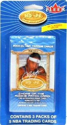 2003-04 - Fleer - Hot Prospects - NBA Basketball - 3 Packs Per Card - Sports Cards